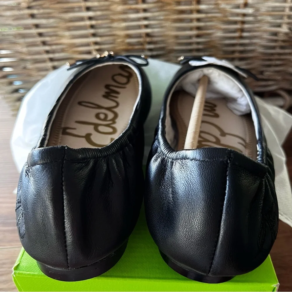 Sam Edelman girls Felicia mini ballet black  flats. NIB - Picture 3 of 5